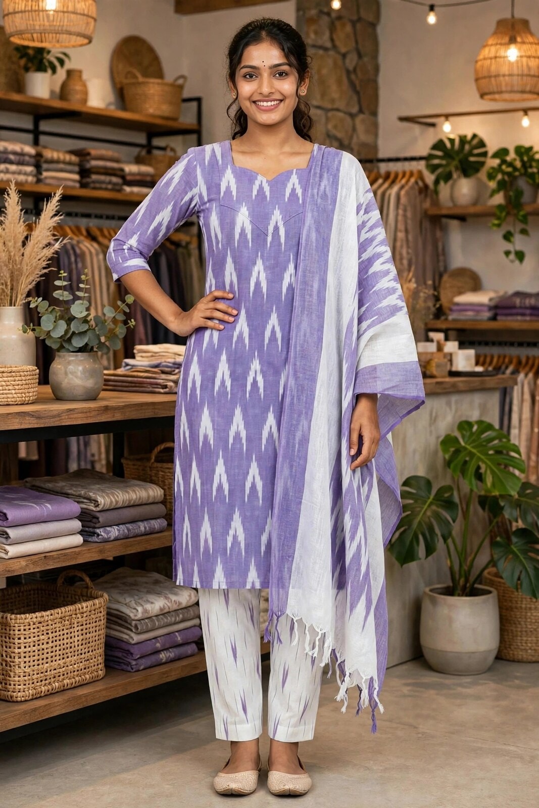 Ikkath 3pc set- Lav